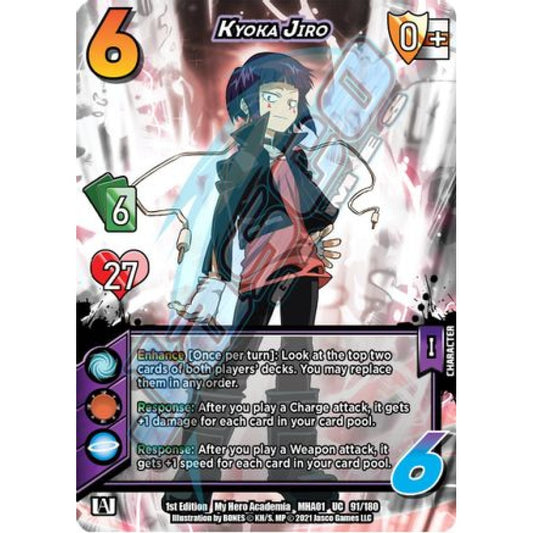 Kyoka Jiro, 91/180, UC, UniVersus, MHA01 My Hero Academia
