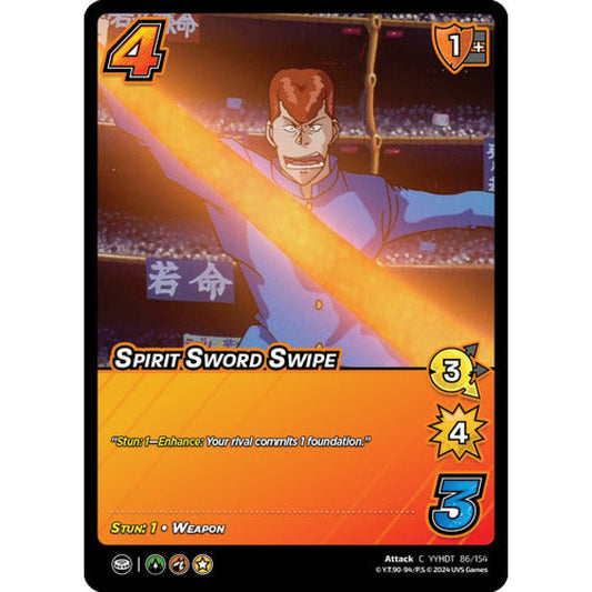 Spirit Sword Swipe, 86/154, C, UniVersus, Yu Yu Hakusho: Dark Tournament