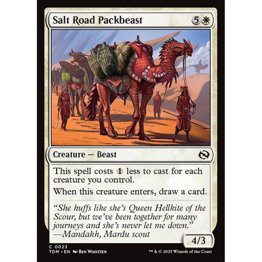 Salt Road Packbeast common 23 Magic the Gathering Tarkir: Dragonstorm
