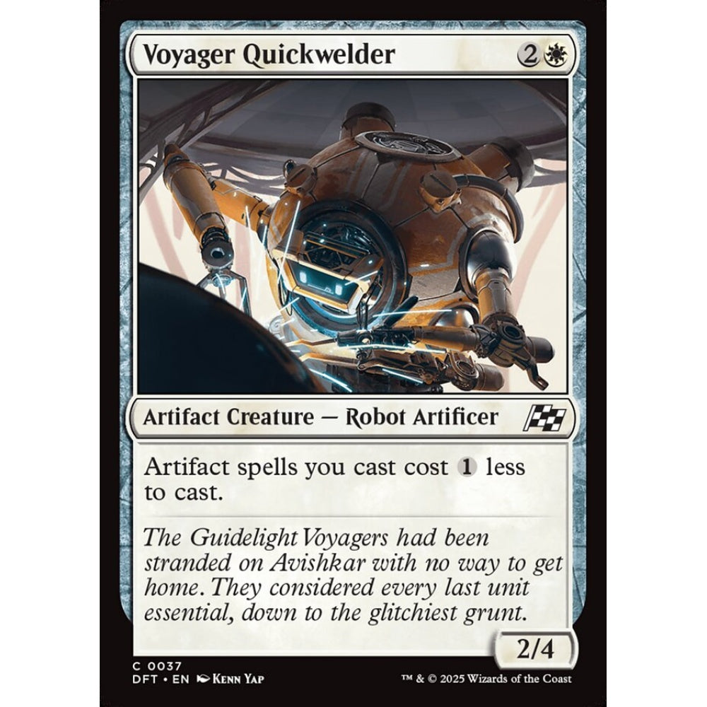 Voyager Quickwelder, 37, common, Magic: The Gathering, Aetherdrift