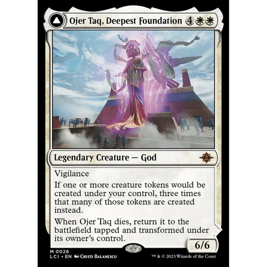 Ojer Taq, Deepest Foundation // Temple of Civilization mythic 26 Magic the Gathering The Lost Caverns of Ixalan
