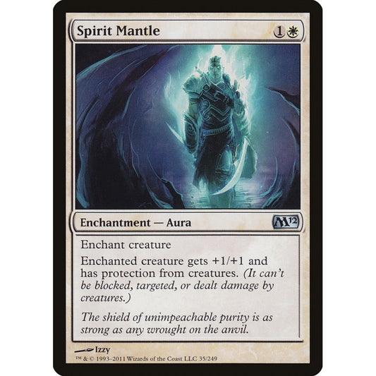 Spirit Mantle uncommon 35 Magic the Gathering Magic 2012