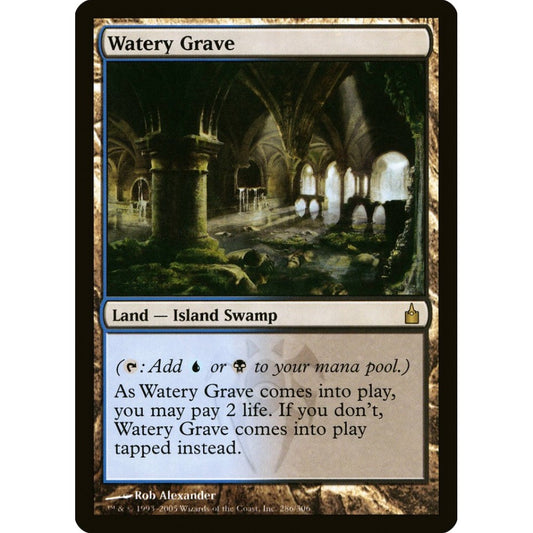 Watery Grave rare 286 Magic the Gathering Ravnica: City of Guilds