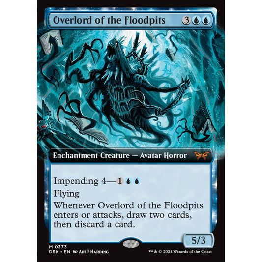Overlord of the Floodpits, 373, mythic, Magic: The Gathering, Duskmourn: House of Horror