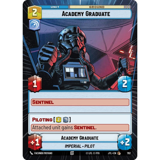 Academy Graduate, C, JTL 792) Hyperspace Foil, Star Wars Unlimited