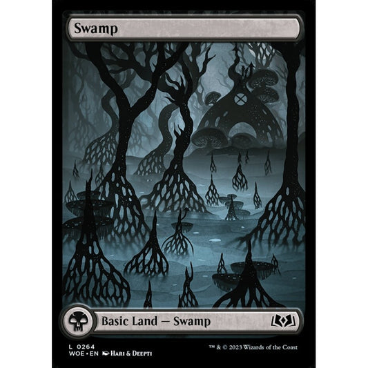 Swamp, common, 264, Magic the Gathering, Wilds of Eldraine