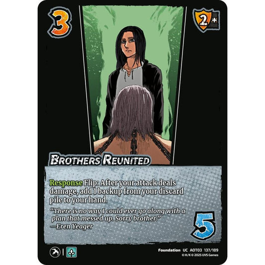 Brothers Reunited 137/189 AOT03 Universus Attack on Titan: Apocalypse Foundation UC