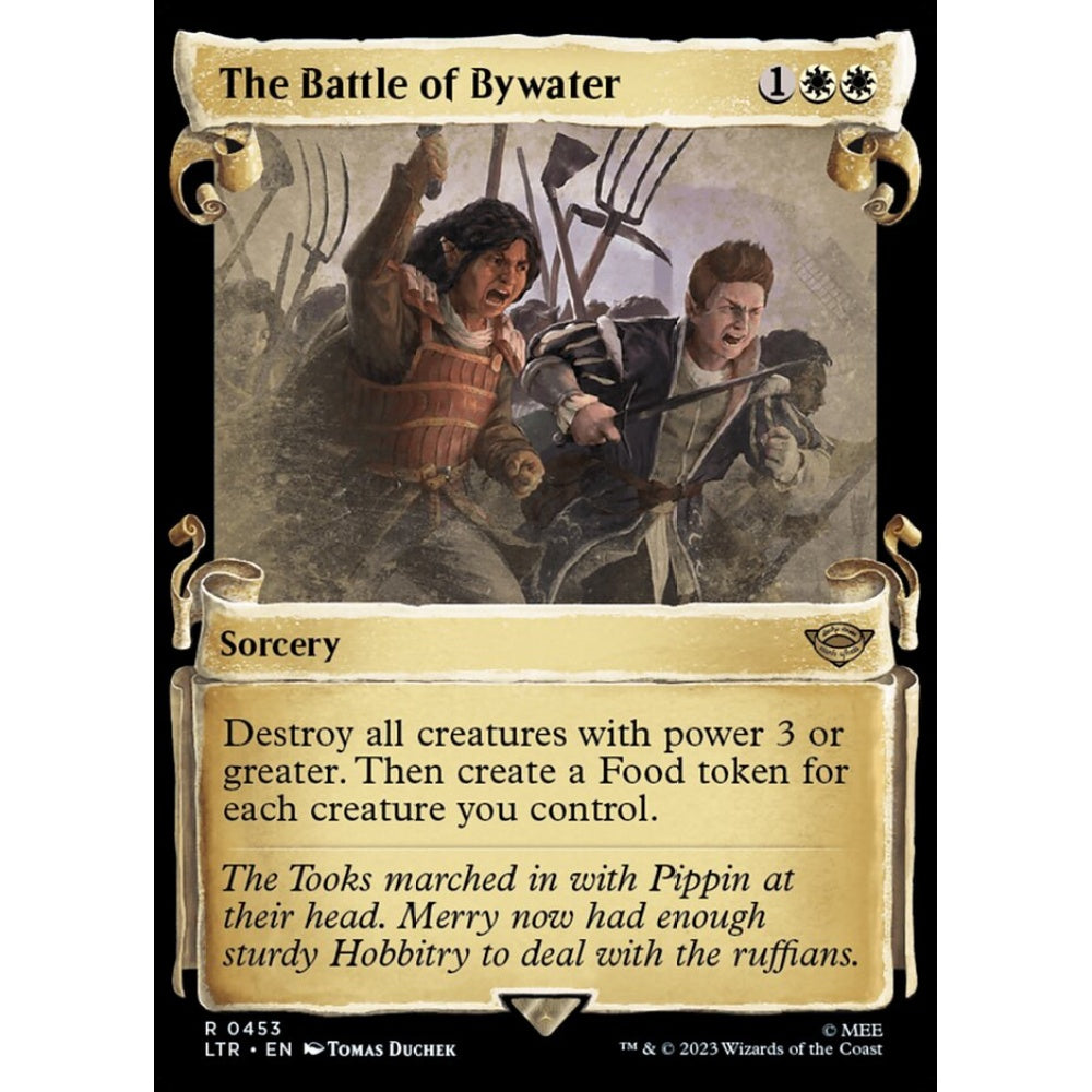 The Battle of Bywater, rare, 453, Magic the Gathering, The Lord of the Rings: Tales of Middle-earth