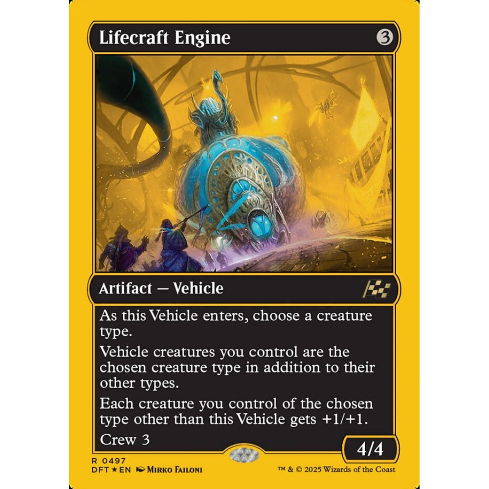 Lifecraft Engine, 497, rare, Magic: The Gathering, Aetherdrift