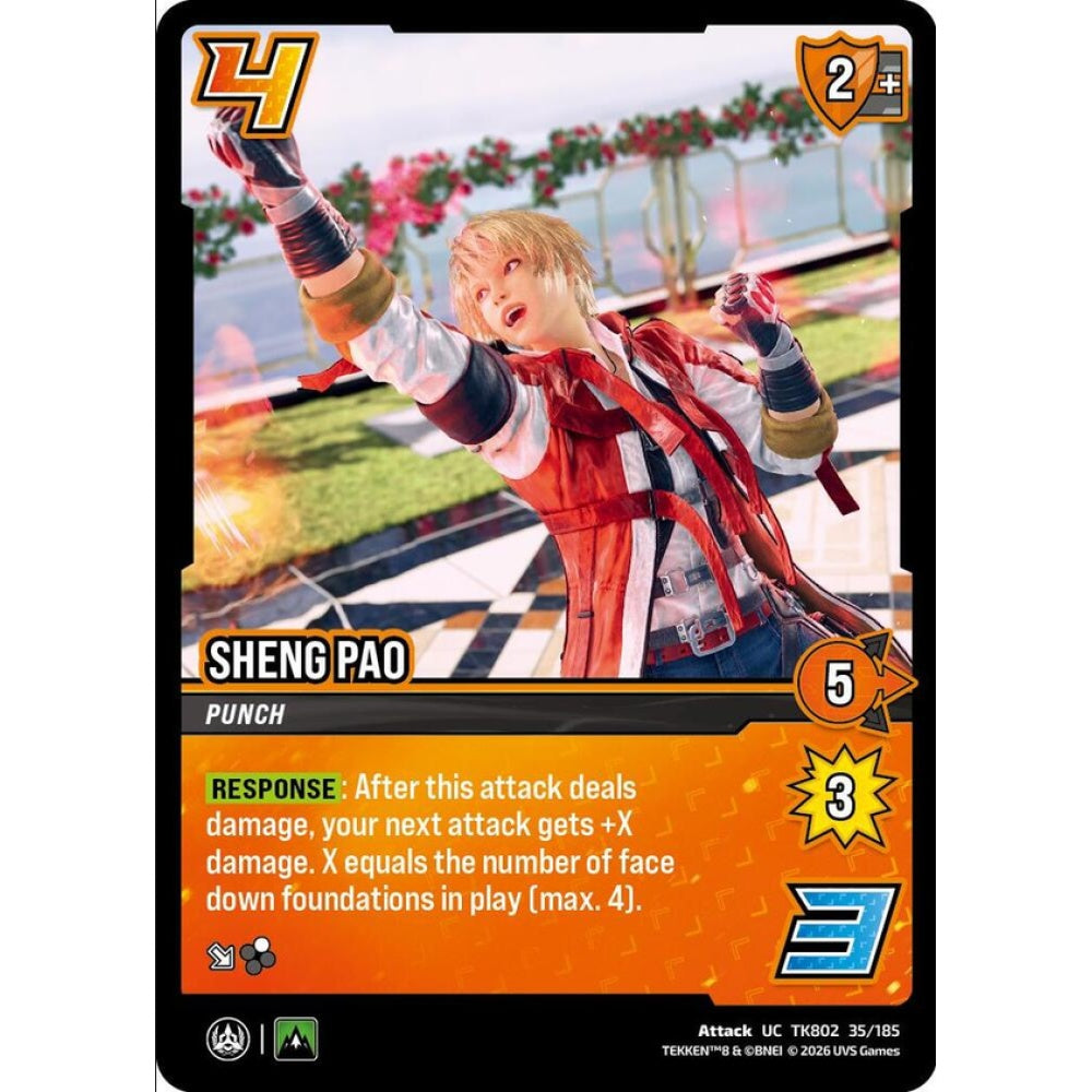 Sheng Pao 35/185 TK802 Universus Tekken 8 Attack UC