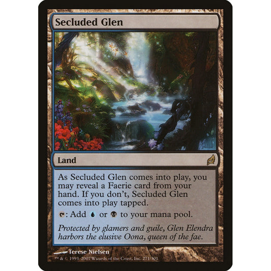 Secluded Glen rare 271 Magic the Gathering Lorwyn