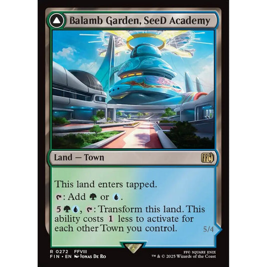 Balamb Garden, SeeD Academy // Balamb Garden, Airborne rare 272 Magic the Gathering Final Fantasy
