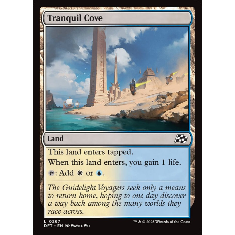 Tranquil Cove, 267, common, Magic: The Gathering, Aetherdrift