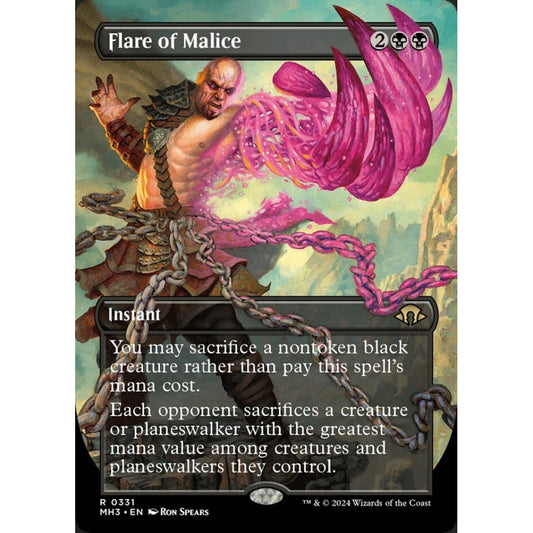 Flare of Malice, 331, rare, Magic: The Gathering, Modern Horizons 3