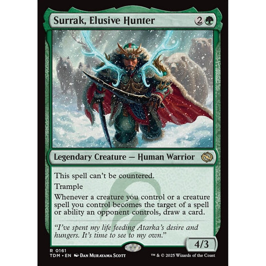 Surrak, Elusive Hunter rare 161 Magic the Gathering Tarkir: Dragonstorm