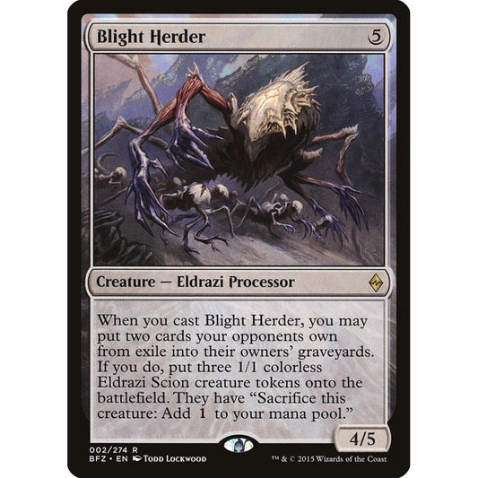 Blight Herder rare 2 Magic the Gathering Battle for Zendikar