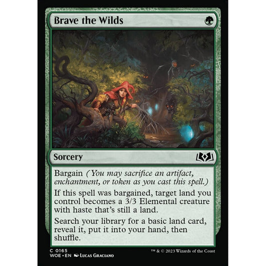 Brave the Wilds, common, 165, Magic the Gathering, Wilds of Eldraine