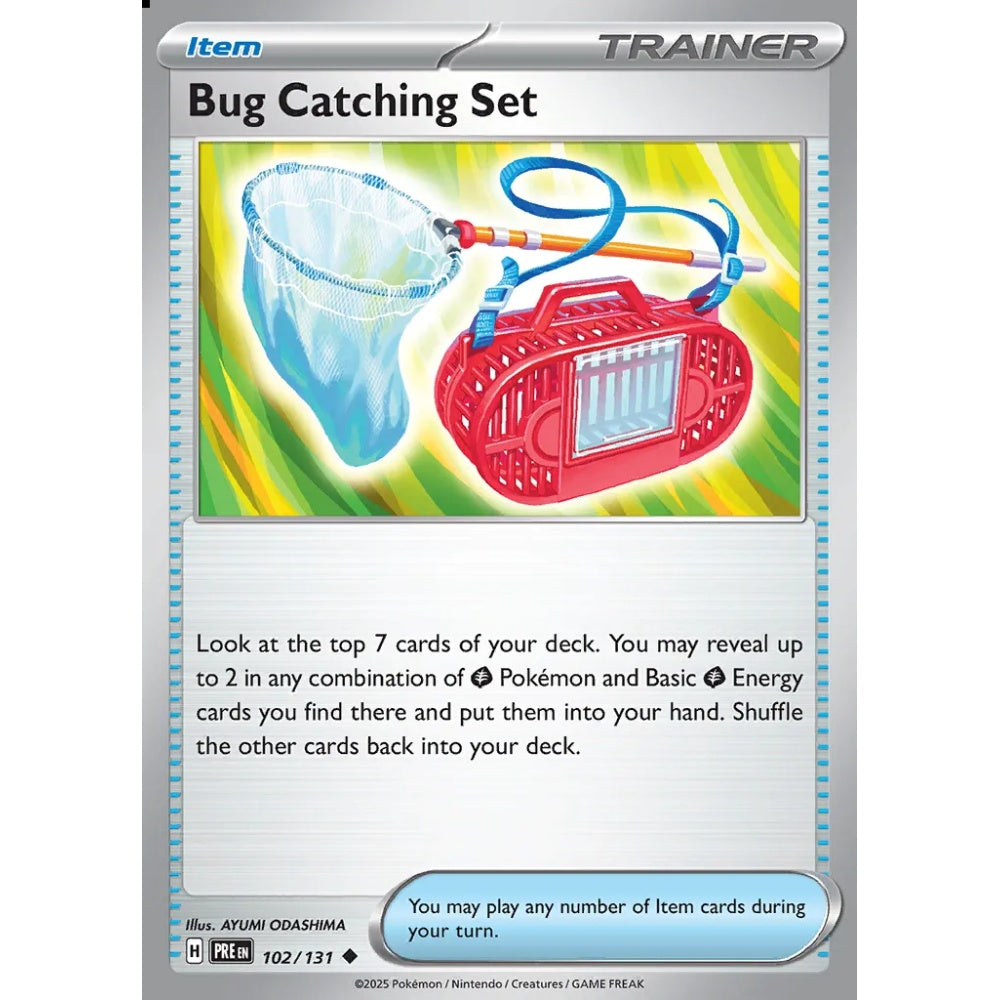 Bug Catching Set Uncommon 102/131 Pokemon Card Game Prismatic Evolutions