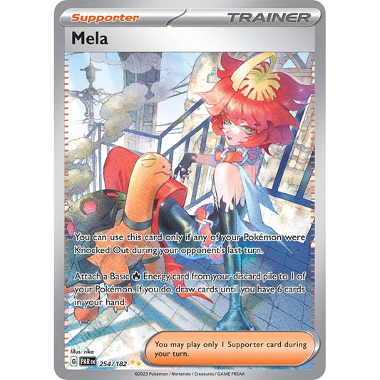 Mela Special Illustration Rare 254/182 Pokemon Card Game Paradox Rift