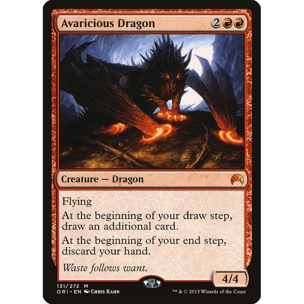 Avaricious Dragon mythic 131 Magic the Gathering Magic Origins