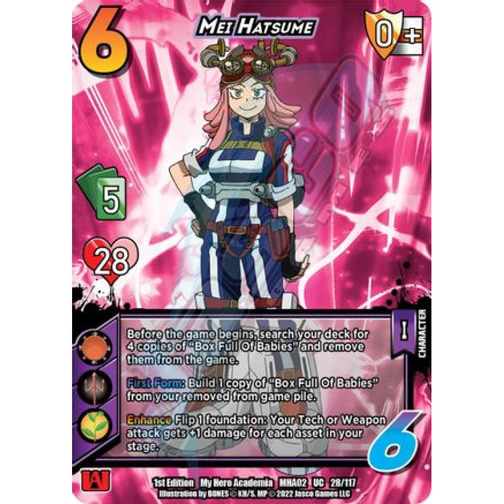 Mei Hatsume, 28/117, UC, UniVersus, MHA02 Crimson Rampage
