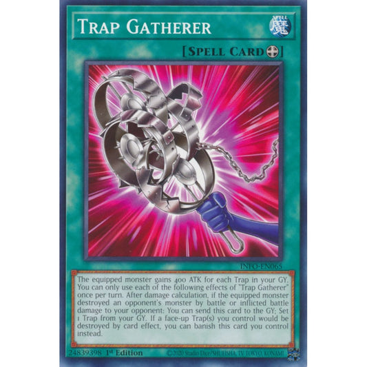 Trap Gatherer INFO-EN065 Common Common Yu-Gi-Oh The Infinite Forbidden in Art