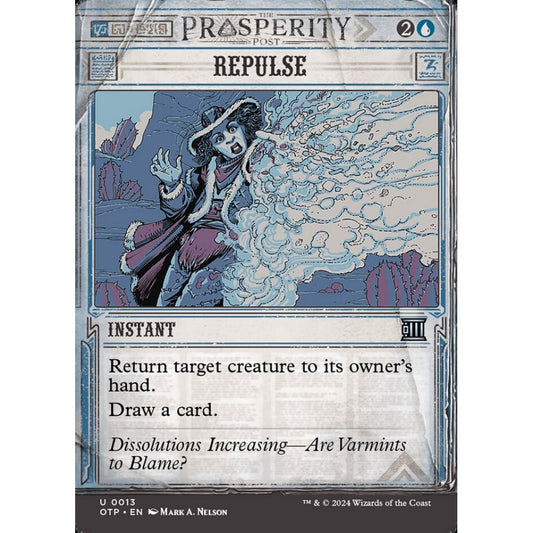 Repulse, 13, uncommon, Magic: The Gathering, Outlaws of Thunder Junction