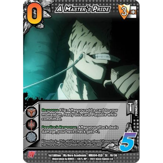 A Master's Pride, 10/36, SE, UniVersus, MHA04 League of Villains