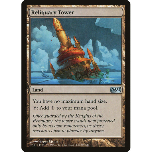 Reliquary Tower uncommon 227 Magic the Gathering Magic 2013 Italian