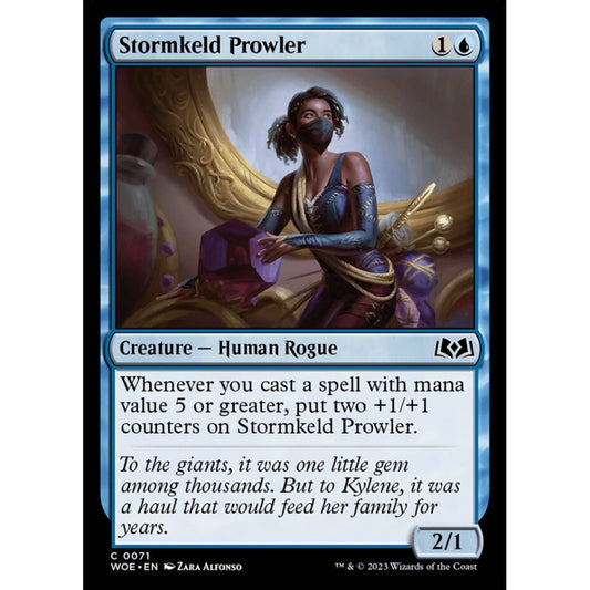Stormkeld Prowler, common, 71, Magic the Gathering, Wilds of Eldraine