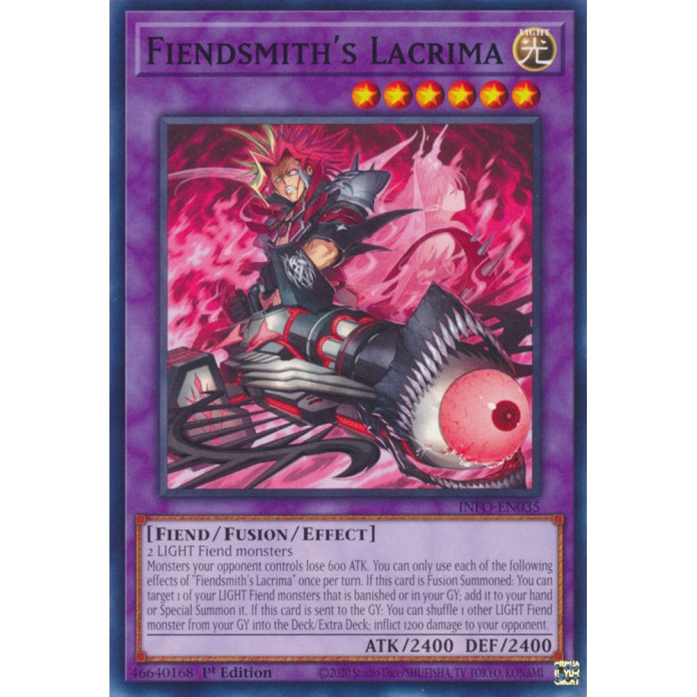 Fiendsmith's Lacrima INFO-EN035 Common Common Yu-Gi-Oh The Infinite Forbidden in Art