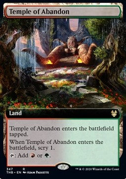 Temple of Abandon - Theros Beyond Death: Extras (Rare) [XTHB-347]