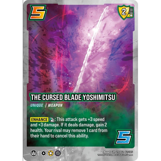 The Cursed Blade Yoshimitsu 82/185 TK802 Universus Tekken 8 Asset UR