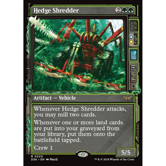 Hedge Shredder, 320, rare, Magic: The Gathering, Duskmourn: House of Horror