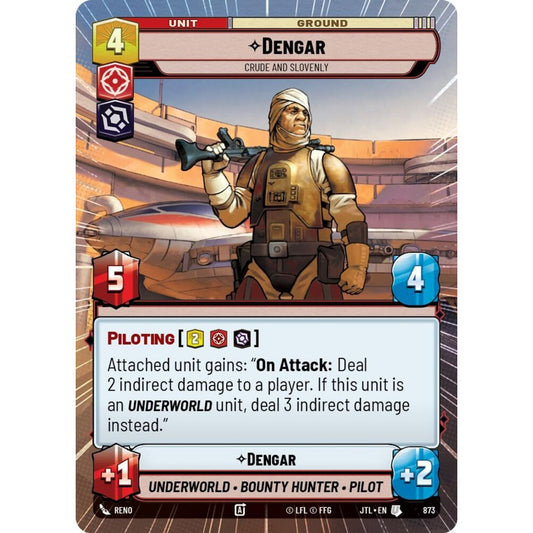 Dengar, U, JTL 873) Hyperspace Foil, Star Wars Unlimited