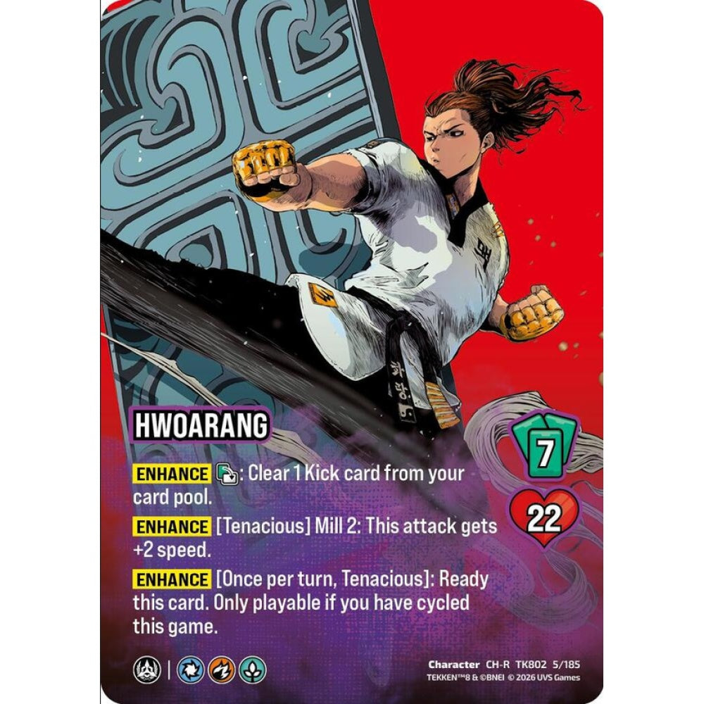Hwoarang 5/185 TK802 Universus Tekken 8 Character CH