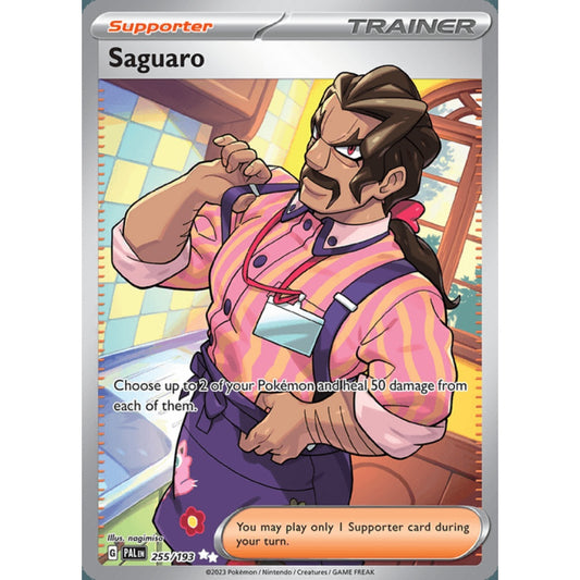 Saguaro Full Art 255/193 Pokemon Card Game Paldea Evolved