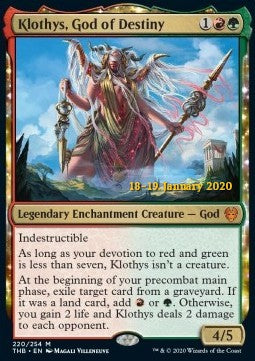 Klothys, God of Destiny (V.2) - Theros Beyond Death: Promos (Mythic) [PTHB-220]