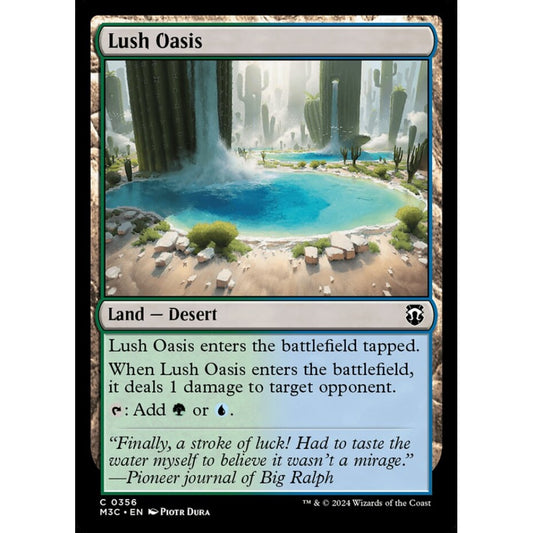 Lush Oasis, 356, common, Magic: The Gathering, Modern Horizons 3
