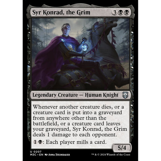 Syr Konrad, the Grim, 207, uncommon, Magic: The Gathering, Modern Horizons 3