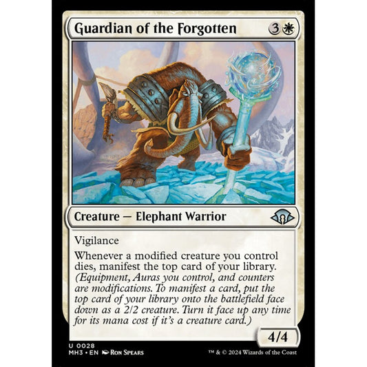 Guardian of the Forgotten, 28, uncommon, Magic: The Gathering, Modern Horizons 3