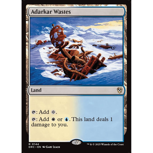 Adarkar Wastes, 144, rare, Magic: The Gathering, Aetherdrift Commander