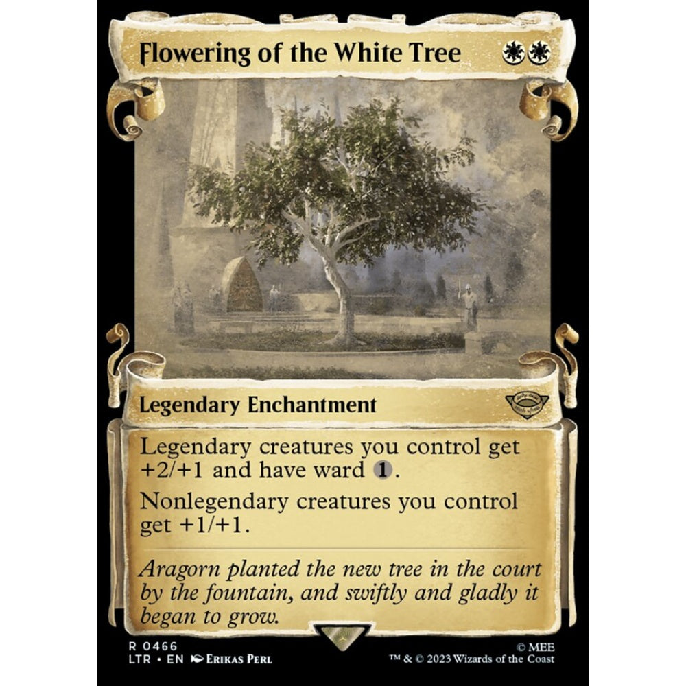 Flowering of the White Tree, rare, 466, Magic the Gathering, The Lord of the Rings: Tales of Middle-earth