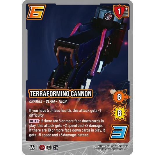 Terraforming Cannon 133/185 TK802 Universus Tekken 8 Attack UR