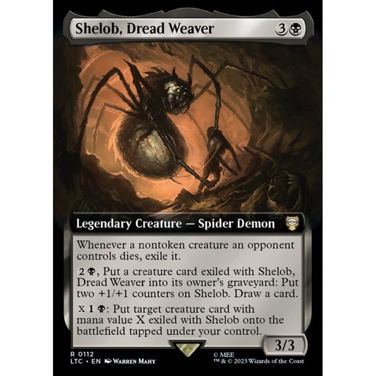 Shelob, Dread Weaver, rare, 112, Magic the Gathering, Tales of Middle-earth Commander