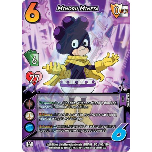 Minoru Mineta, 100/180, UC, UniVersus, MHA01 My Hero Academia