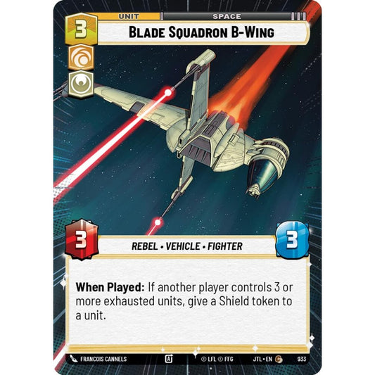Blade Squadron B-Wing, C, JTL 933) Hyperspace Foil, Star Wars Unlimited
