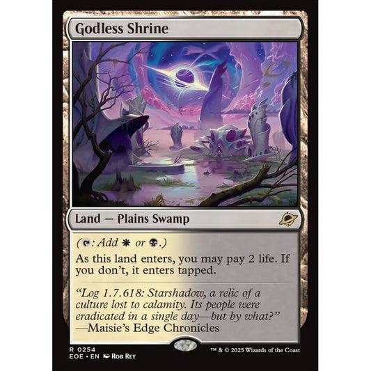 Godless Shrine rare 254 Magic the Gathering Edge of Eternities