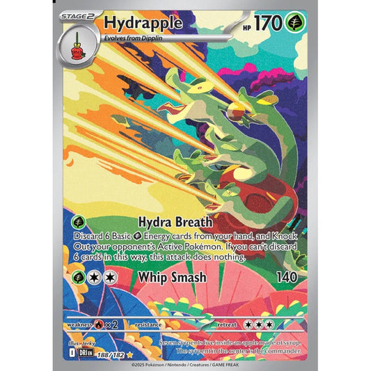 Hydrapple Illustration Rare 188/182 Pokemon Card Game Destined Rivals
