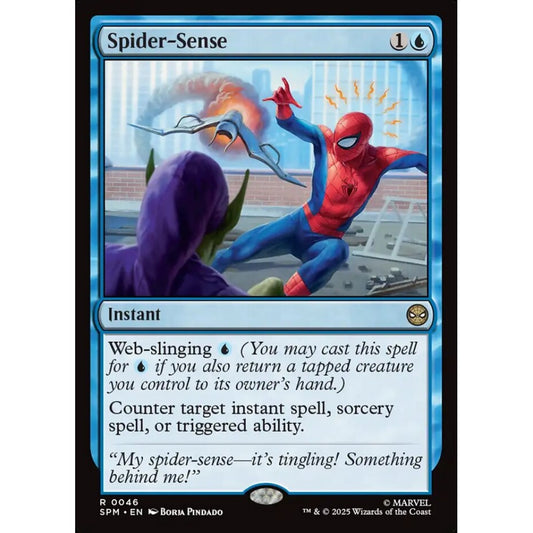 Spider-Sense rare 46 Magic the Gathering Marvel's Spider-Man